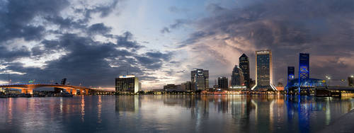 Jacksonville Skyline Pano v2