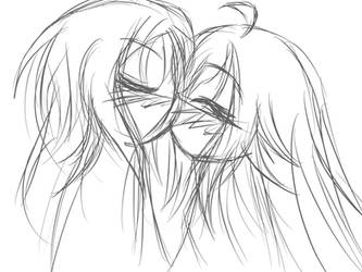 Crappy Kiss Quick Sketch