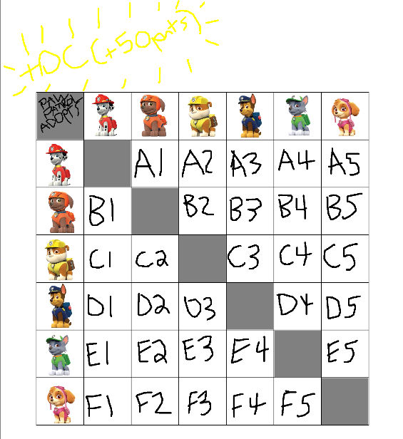 Grid Paws PAW Patrol Breeding Grid #1 (OPEN) (Read desc.!!!) by TheLunarWolf12 on ...
