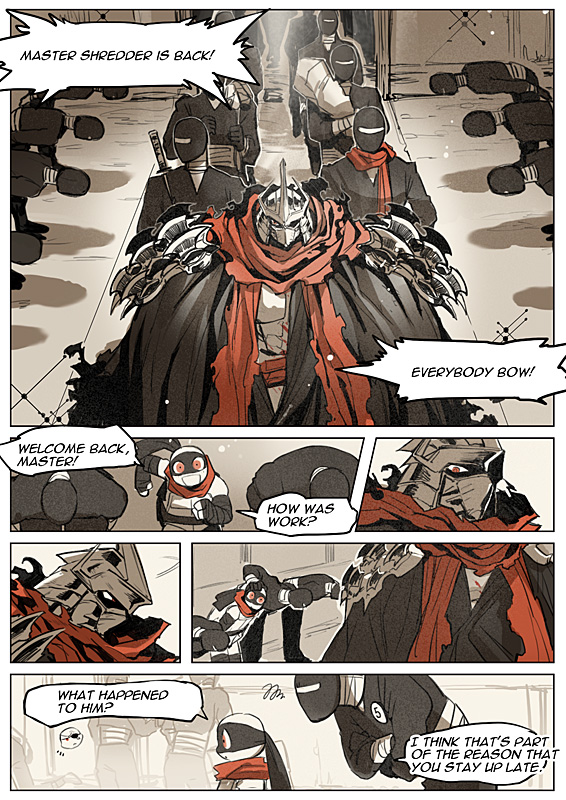 TMNT Dimension M Red and Black #10 Part1 page2/10