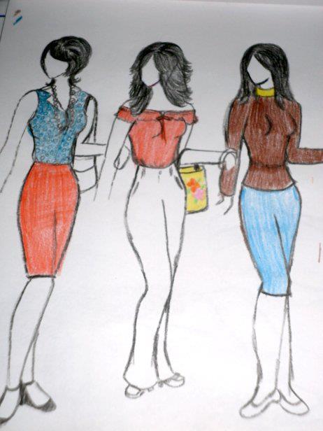 more fashion sketches