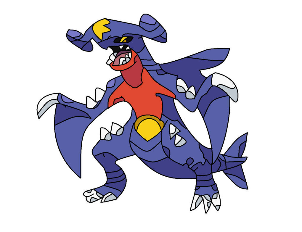 Garchomp Mural by LordSwagsireXIII on DeviantArt