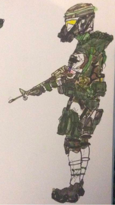 ''Proj'' - 651st MOPP company - MOPP rifleman