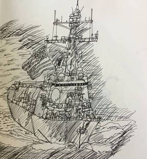 Arleigh Burke class guided missile destroyer