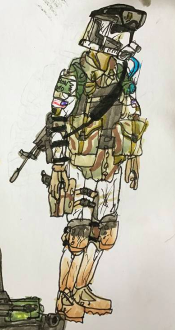 ''Pyramid'' - SEAL team 7/R2 - SAW Gunner