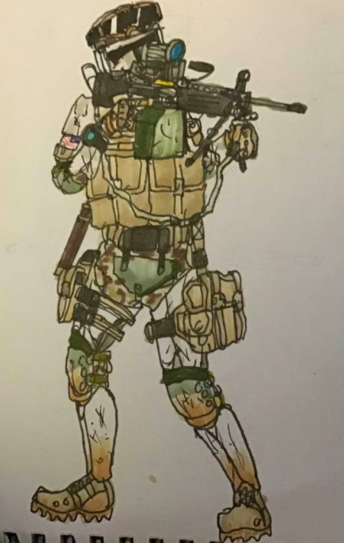 ''Whopper'' - 3rd marine division - SAW gunner