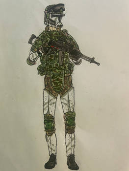 Russian infantry clone trooper