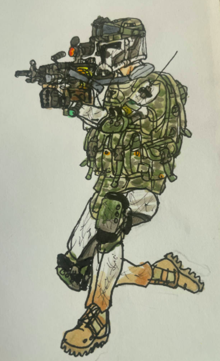 ''Cliff'' - 403rd Infantry Division - SAW Gunner