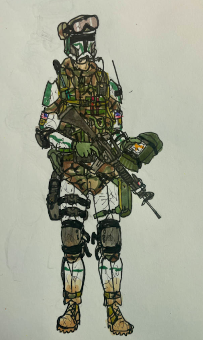 ''Aid'' - 3rd FSSG - Rifleman/Support