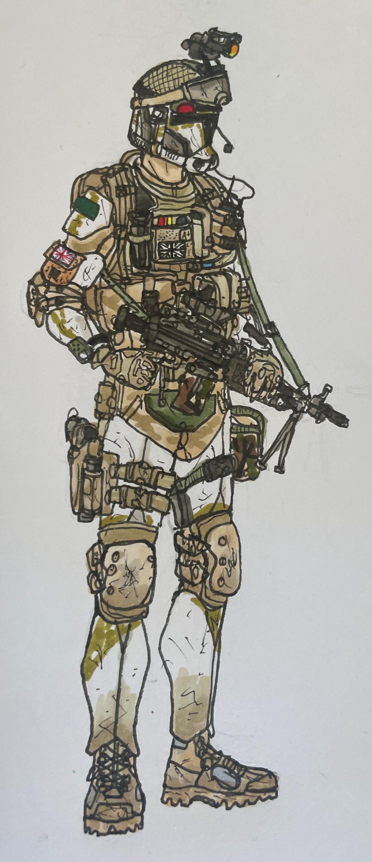 ''Kian'' - 3 Para - Infantry Gunner