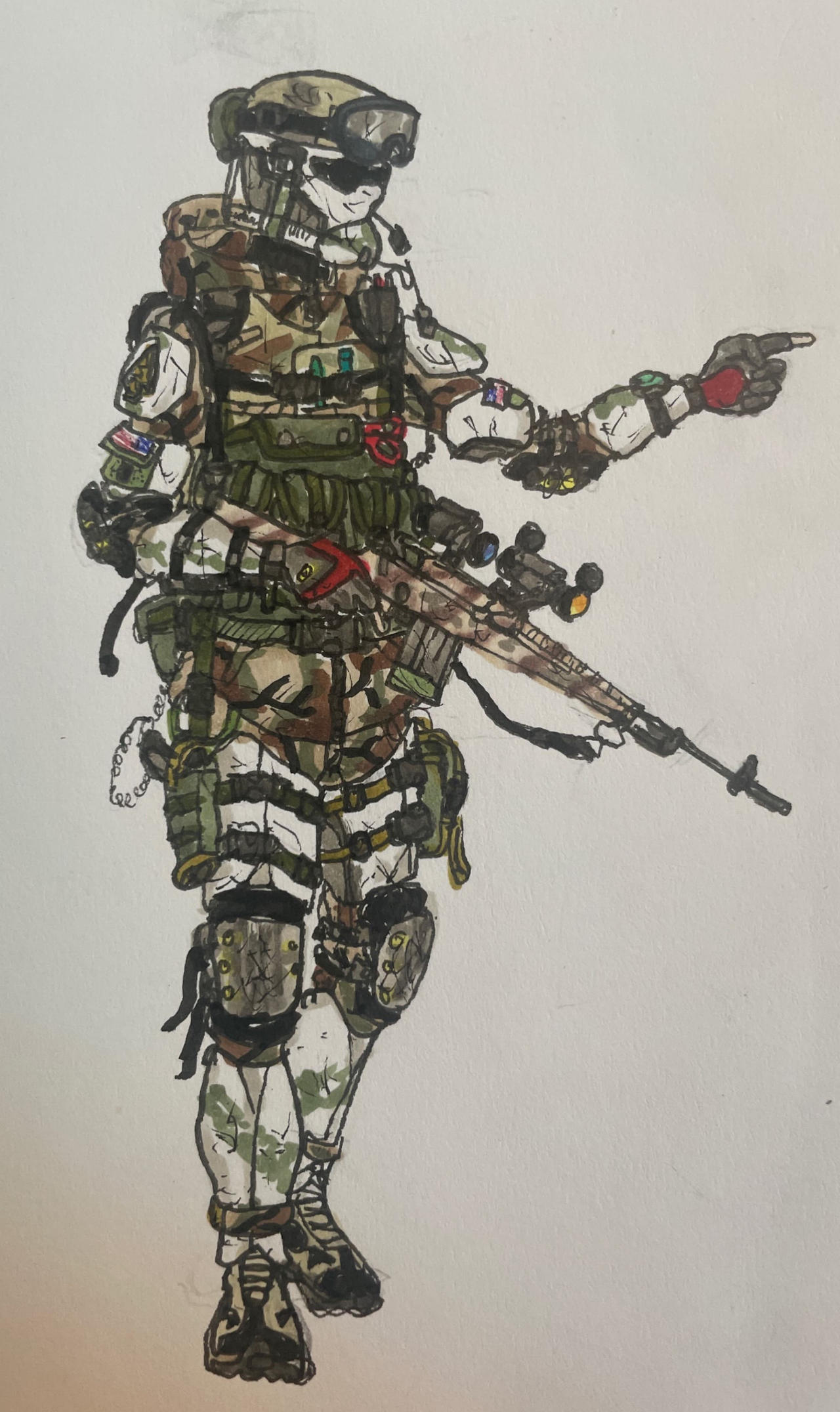 ''Dandridge'' - 17th SFG - Marksman