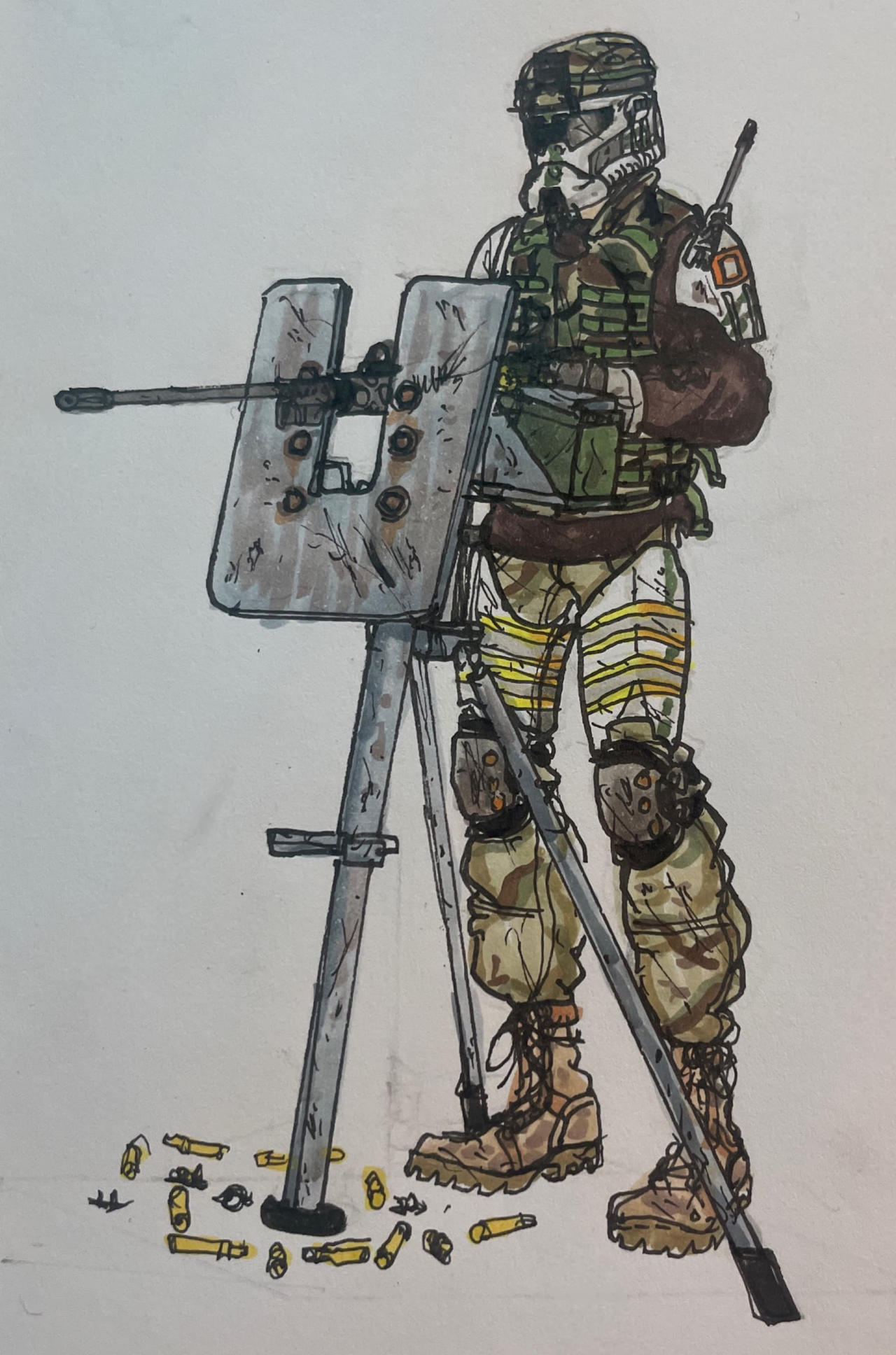 M2 Browning Machine Gun - USCGC Rourke