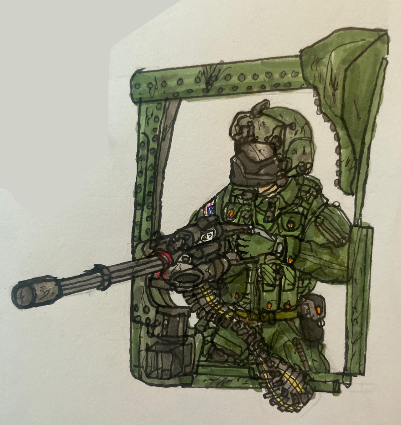 ''Durban'' - 202nd Rescue Squadron - Door Gunner