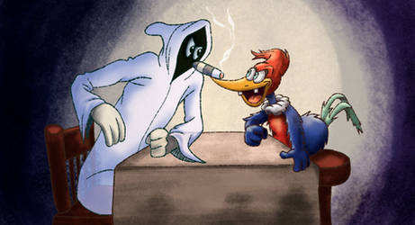 Woody Woodpecker and Starvation