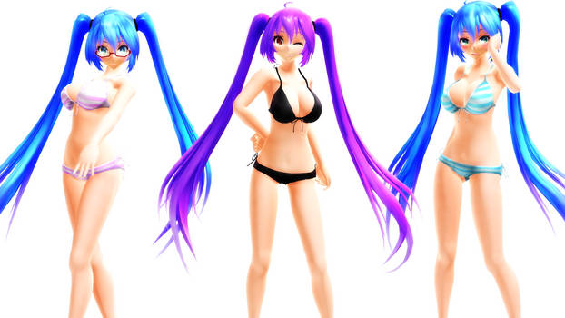 MMD: Tda Bikini Miku [DL Back Up]