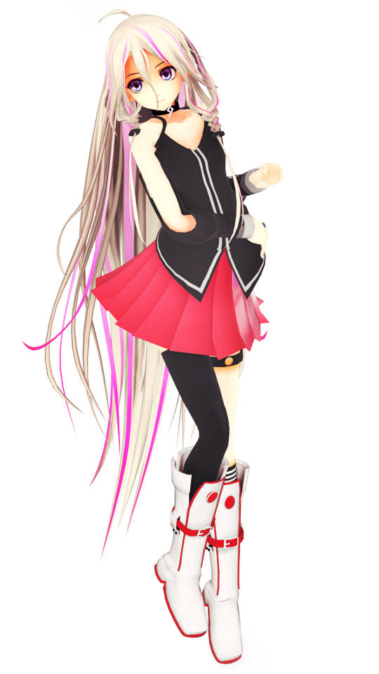 Ia Rocks Cosplay MMDxVidro .:IA-ROCKS Vidro Render:. by xXChibi-SenpaiXx on DeviantArt
