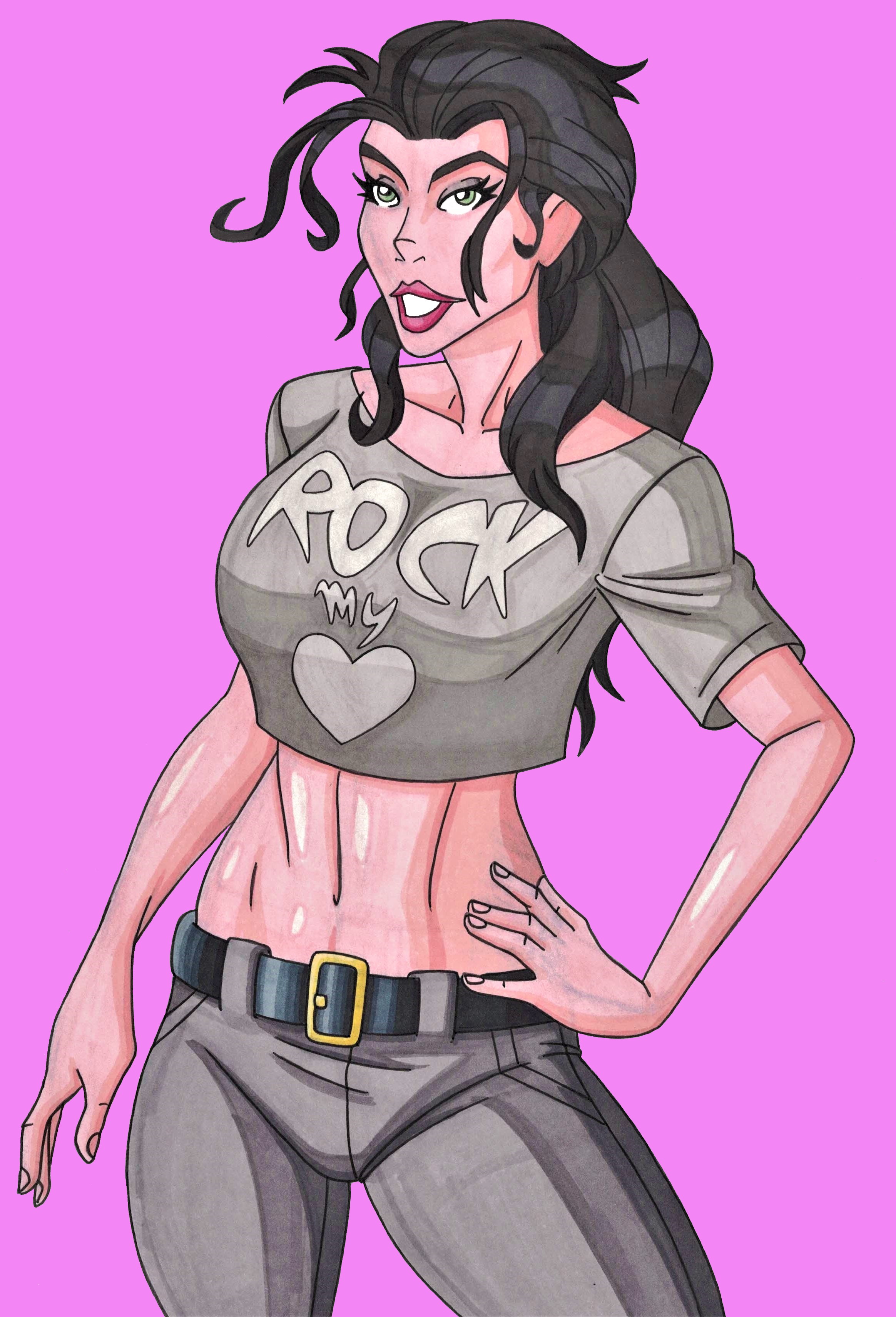 Nexstat Rock Girl Fan Art By MrInternetMan! by Nexstat on DeviantArt