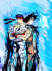 Ryu-goku-art work1 SJ vs CAPCOM [MXD] fix