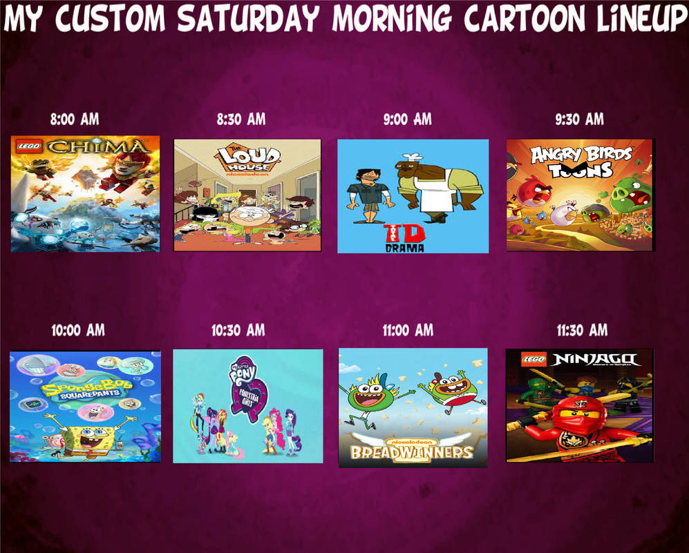 Download Saturday Lineup My Custom Saturday Morning Cartoon Lineup by Ammann415 on DeviantArt