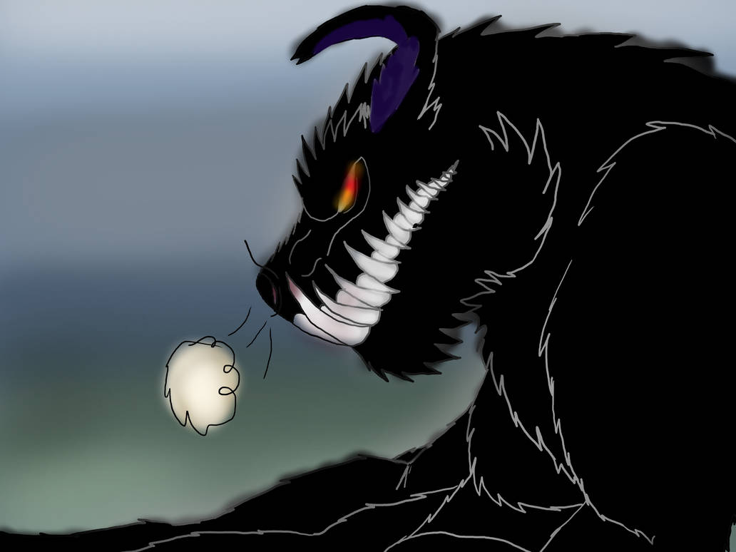 A angry murder rabbit by Drakonthedragon on DeviantArt