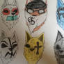 Kittens dressed up as HU(Hollywood Undead)
