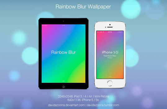 Rainbow Blur Wallpaper