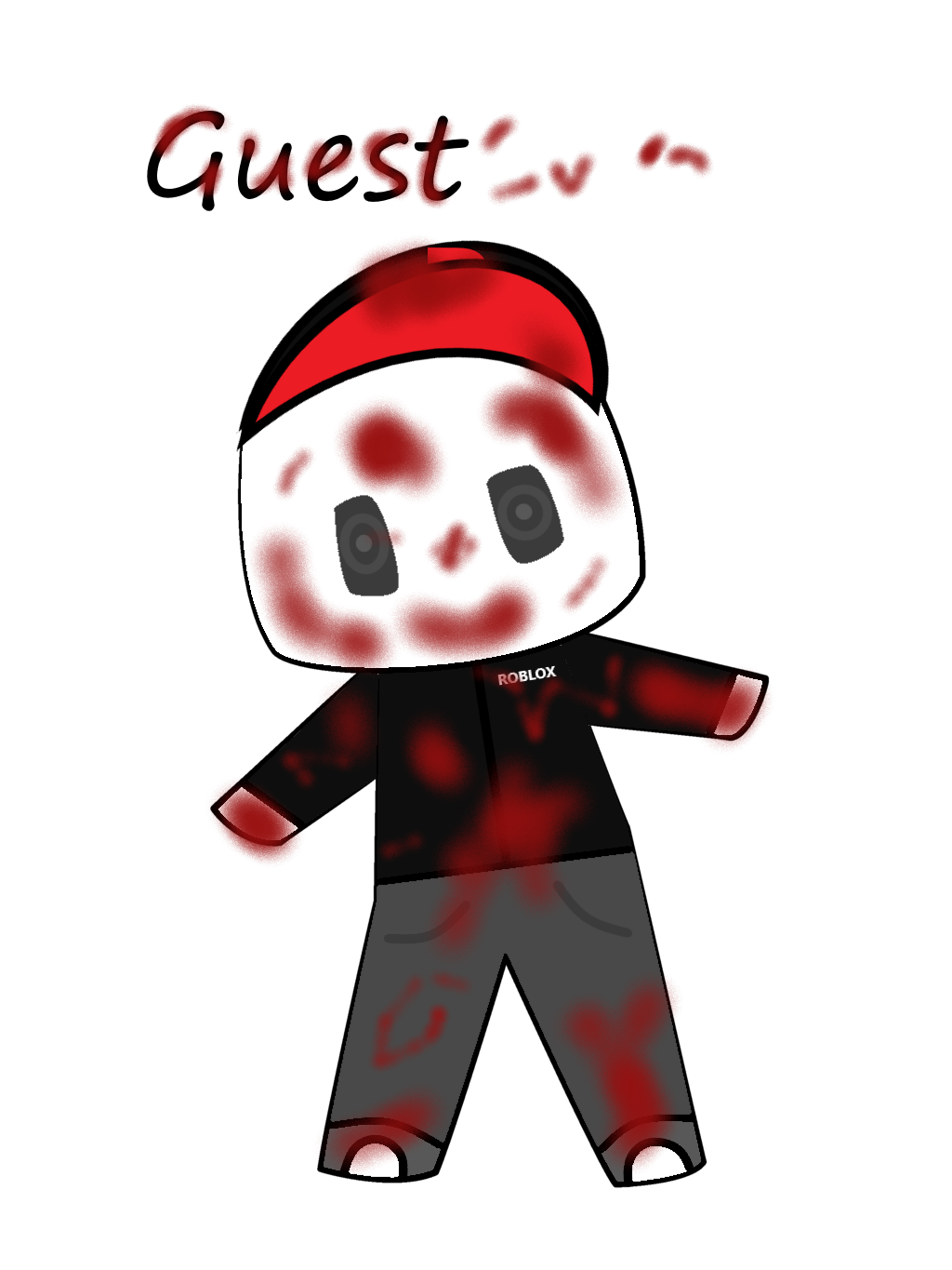 Editing ROBLOX guest 666 fan art - Free online pixel art drawing