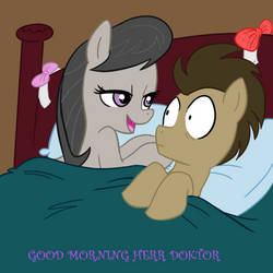 Doctor Whooves and Octavia aftersex