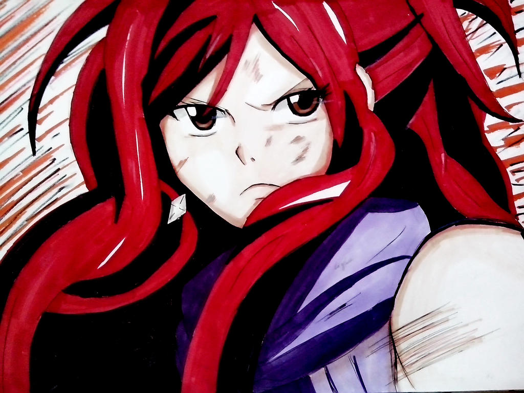 Erza Knightwalker in fight