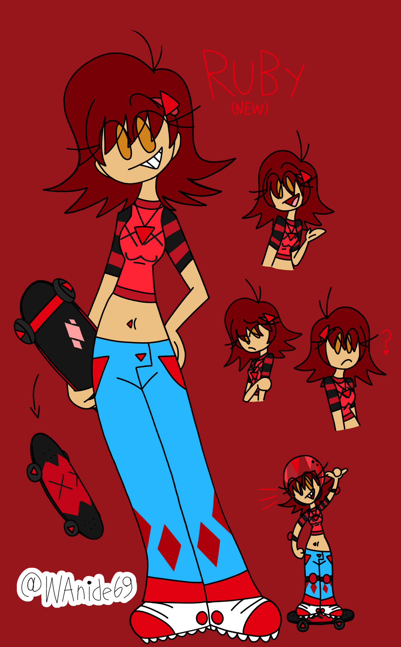 Ruby Human Redesign by Bemleafy78 on DeviantArt