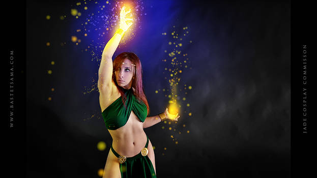 Jade Wizard Cosplay Commission 01