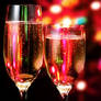 Christmas Champagne Wallpaper