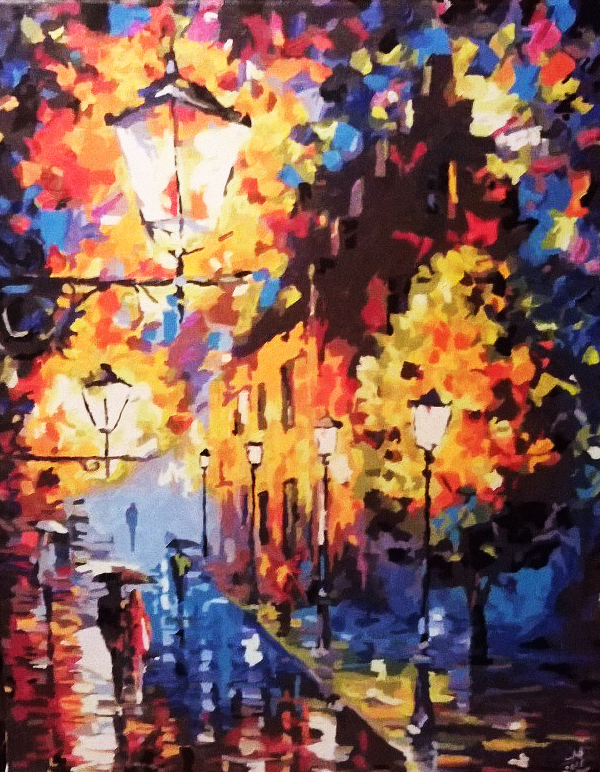 Reproduction of Afremov's painting