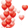 heart balloons png