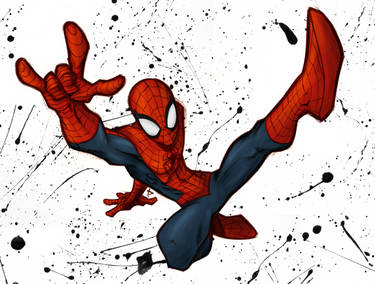 Spidey Sketch Colored