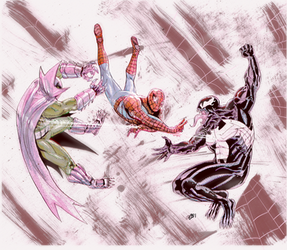 2021 Spiderman vs Venom vs Prowler