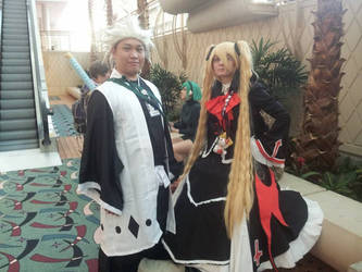 Standing next to Rachel Alucard