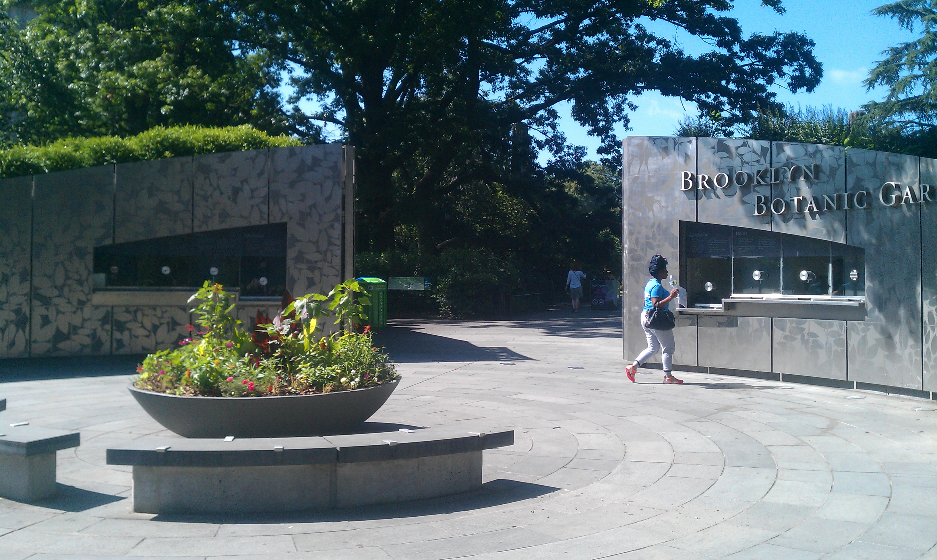 Brooklyn Botanical Gardens Entrance By