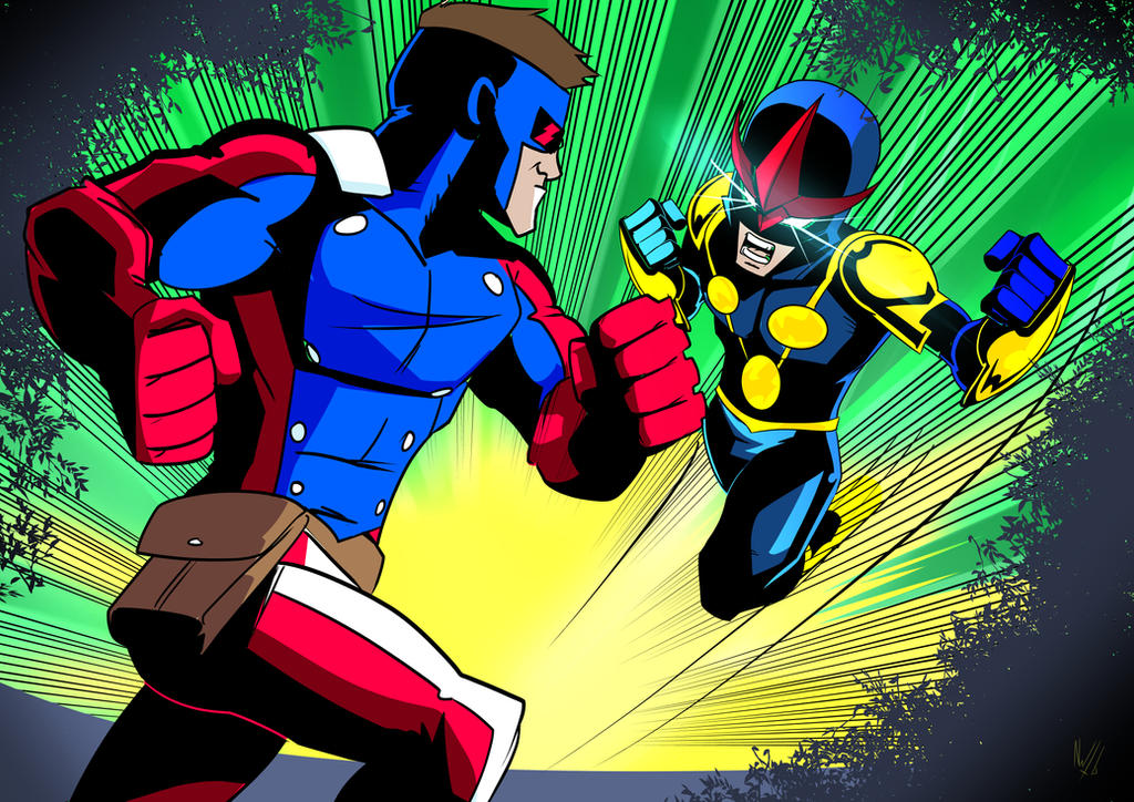 Patriot Vs Nova (Art by NWG)