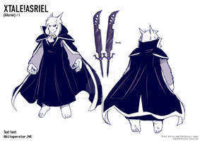 XTALE ASRIEL Reference Sheet 1