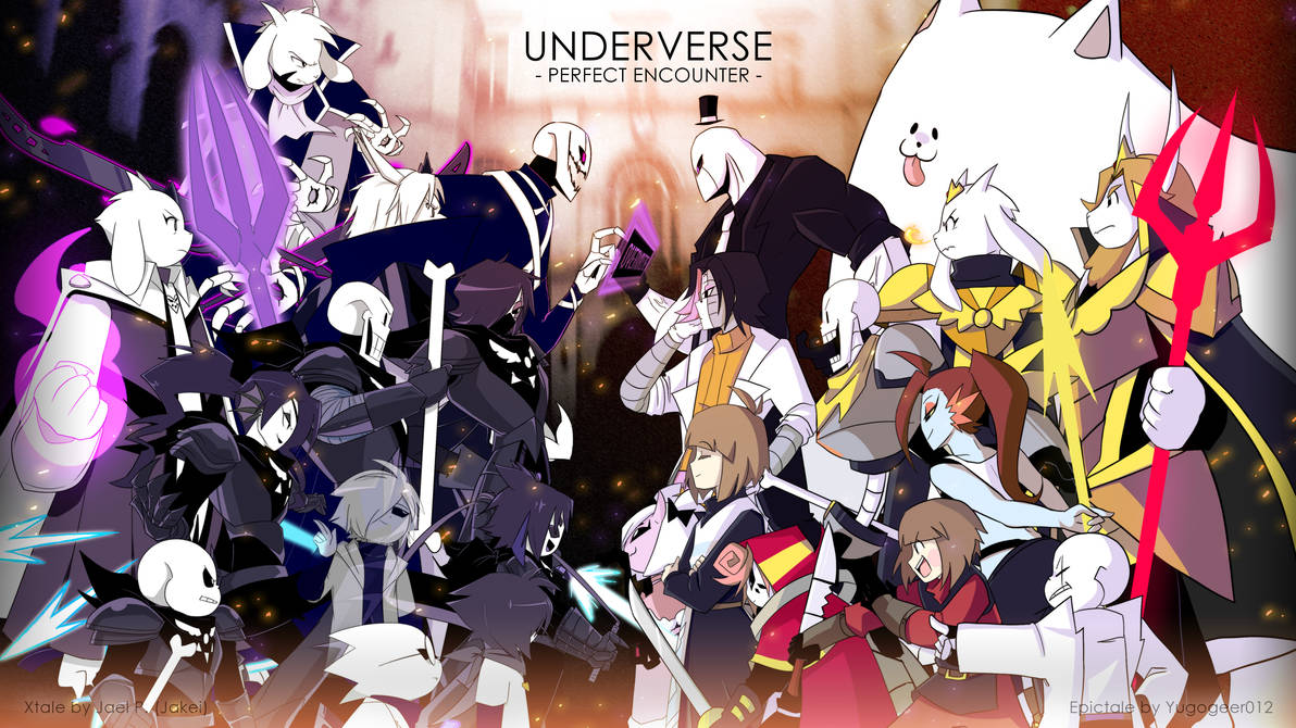 Undervers Poster UNDERVERSE: PERFECT ENCOUNTER - WALLPAPER by JakeiArtwork on DeviantArt