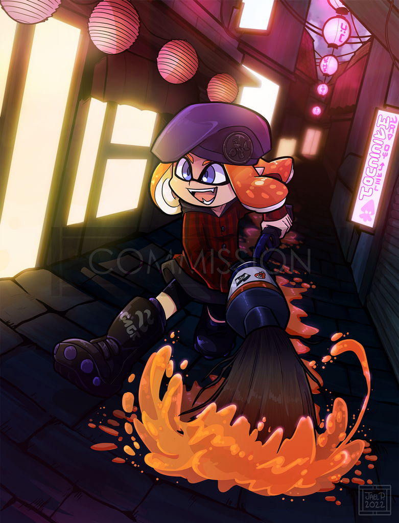 Deviantart Dark Inkling COMMISSION - Inkling by JakeiArtwork on DeviantArt