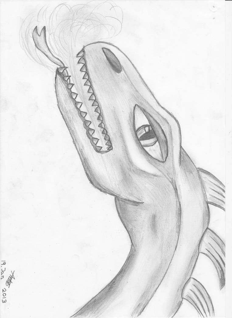 Raptor Drawing 001 by JiffNiss on DeviantArt
