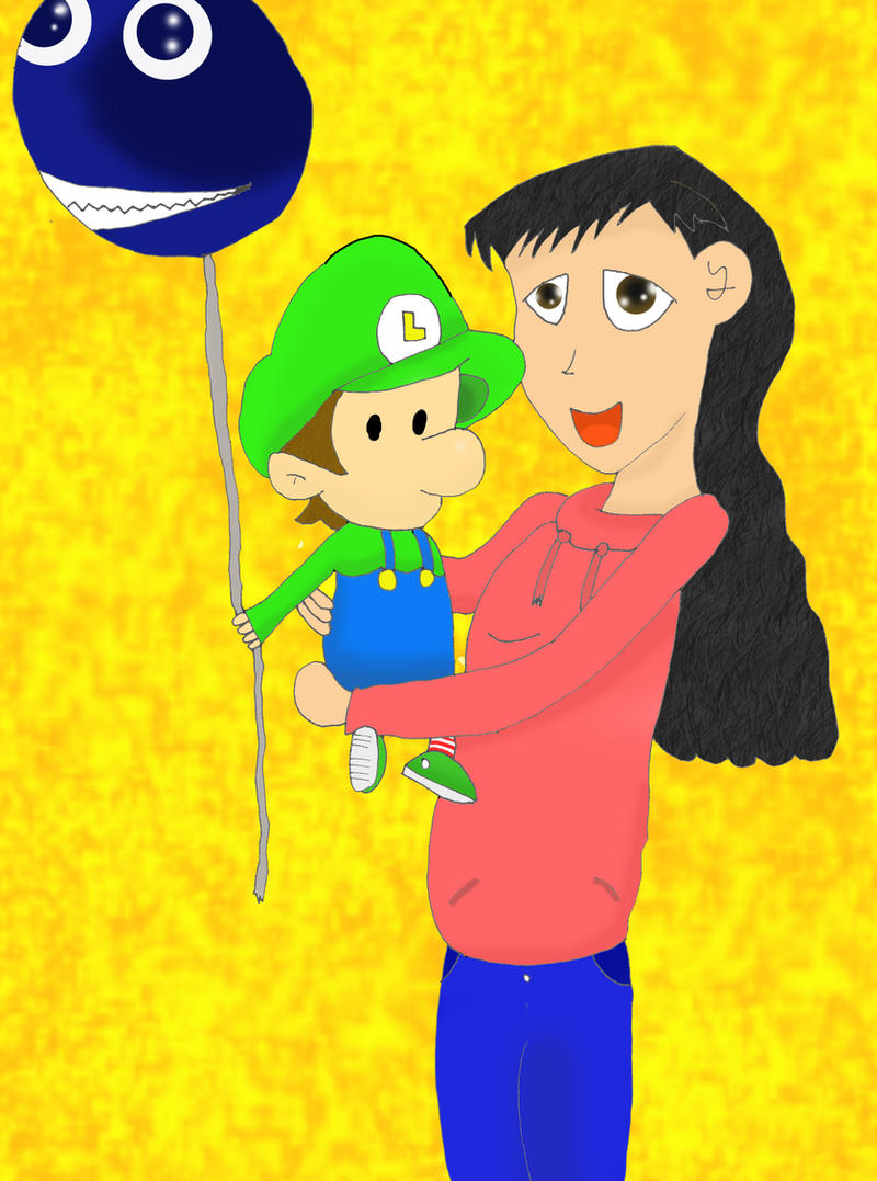Smashsweetie and Baby Luigi by Gallagon on DeviantArt