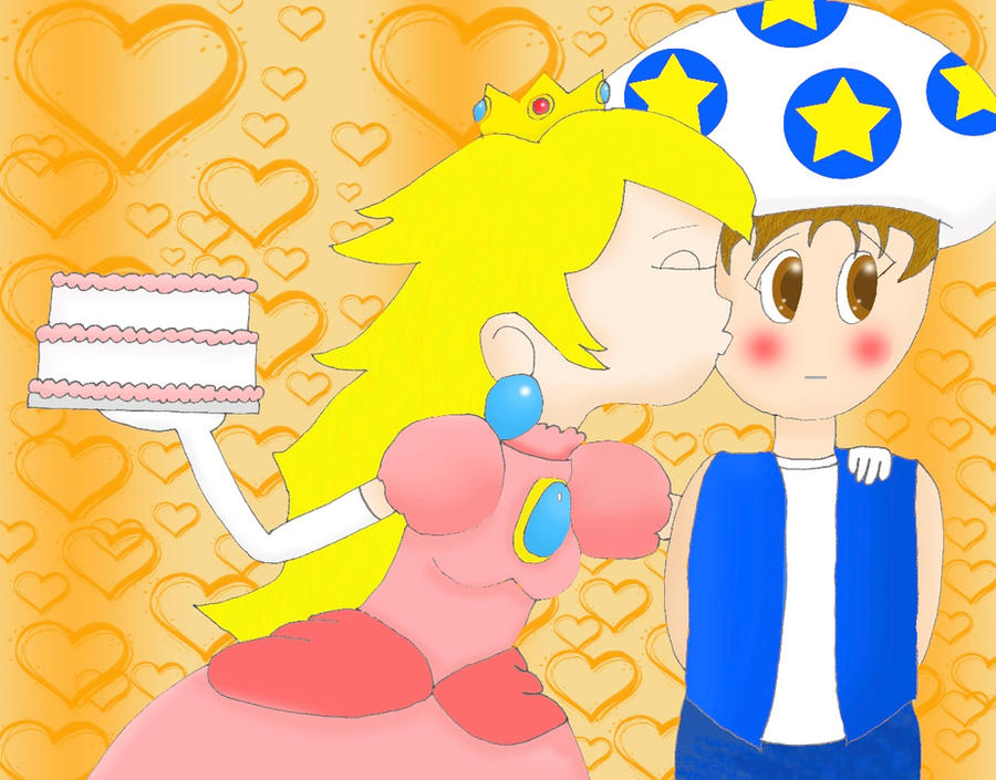 Peach and Toadsiliwraith by Gallagon on DeviantArt