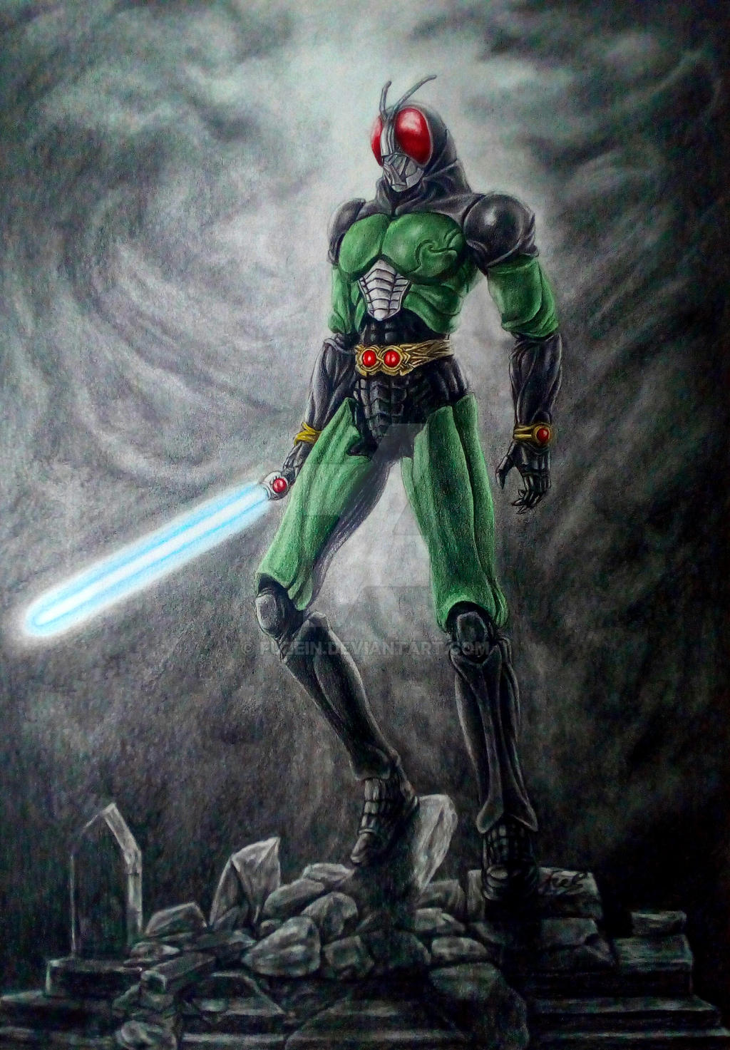 Masked Rider Black RX by fuzein on DeviantArt