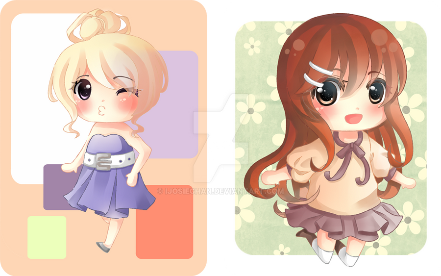 Chibi Commission Examples by iJosiechan on DeviantArt