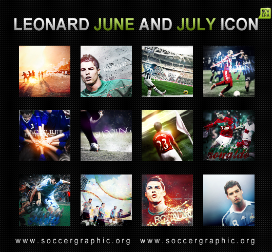 LEONARD ICON SET JUNE AND JULY