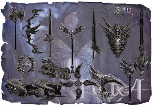 TERA Elleon weapon skins 