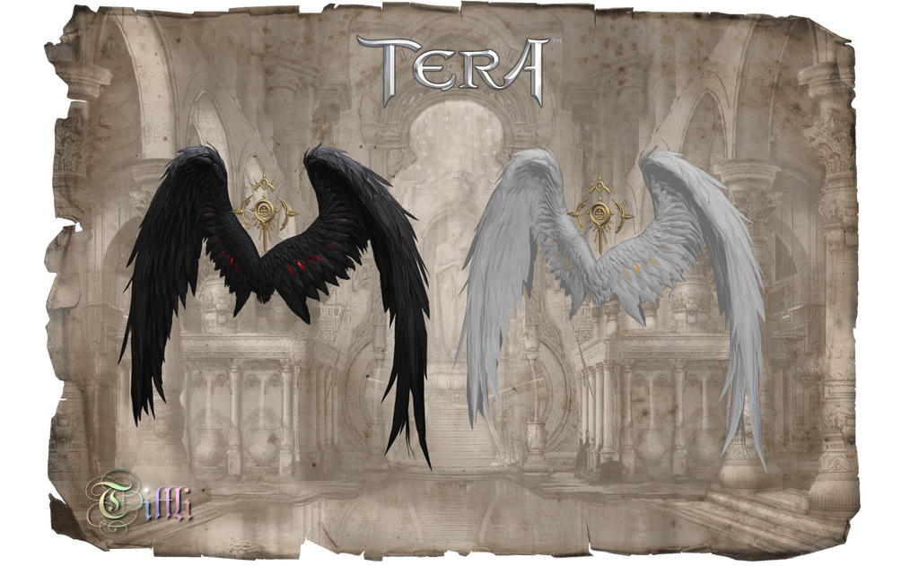 TERA Angelic wings by Tiffli on DeviantArt